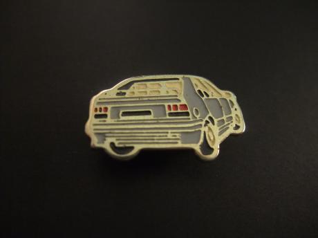 Renault 19 compacte middenklasse auto (achterkant) grijs